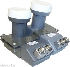 SOPORTE DOBLE LNB SATÉLITE 119/110 82/91 MONTAJE PLATO 500 118 FTA 18 PLATO
