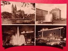 Magdeburg 1972. Wilhelm-Pieck-Allee u.a. Alte s/w-AK. Frankiert & gelaufen.