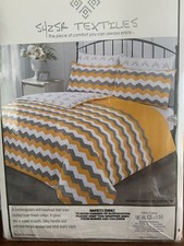 set copripiumino matrimoniale reversibile stampato miele senape misura matrimoniale 💯% cotone