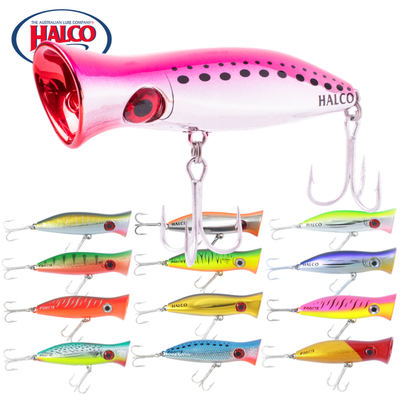 HALCO TOPWATER LURE ROOSTA POPPER 80