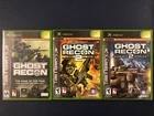 Microsoft Xbox Games Lot (Ghost Recon, Ghost Recon 2 and Ghost Recon 2 Summit)