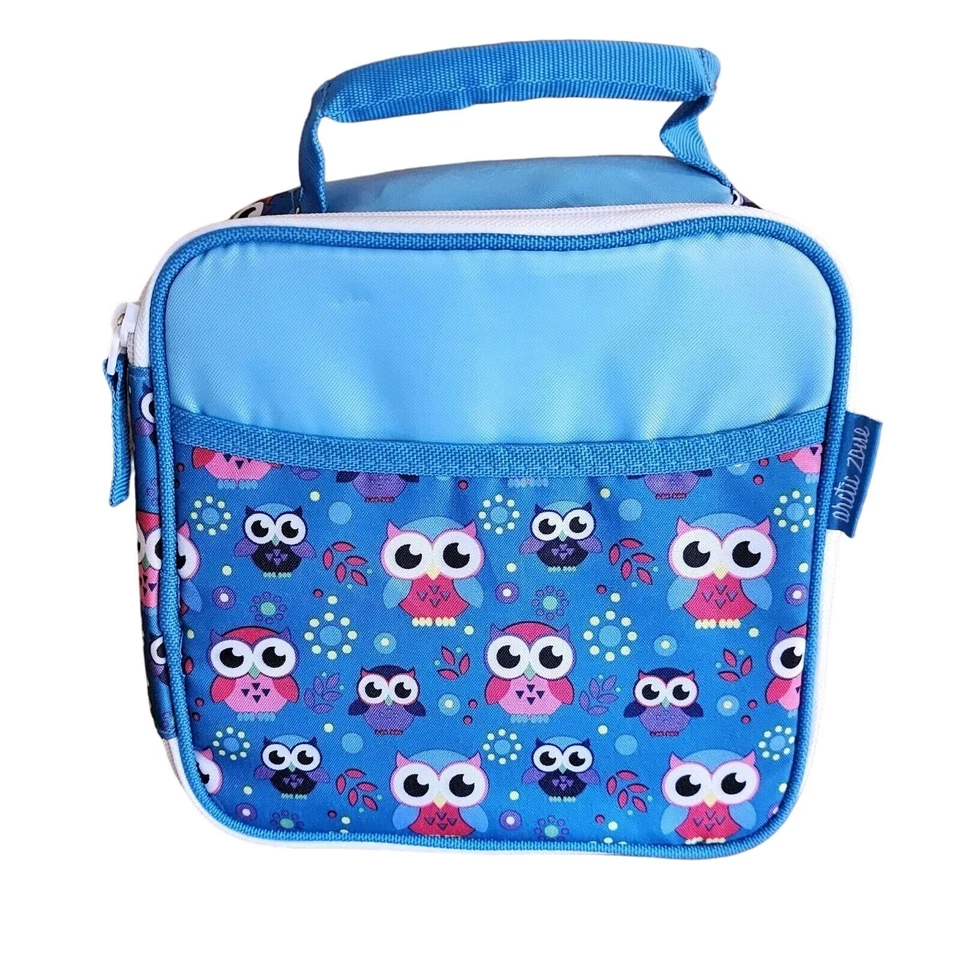 Kit de almuerzo aislado Arctic Zone Blue Owls contenedor de alimentos vaso bolsa de hielo regalo Foto 2 de 4