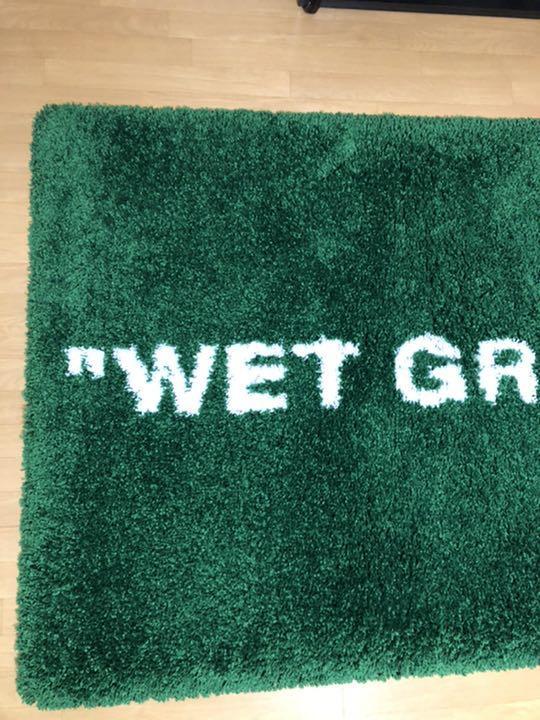 Virgil Abloh Ikea Markerad collabo Wet Grass Rug Green Limited Edition