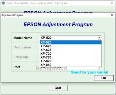 epson xp 520 adjustment program