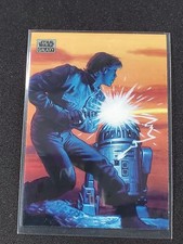 2024 Topps Chrome Star Wars Galaxy 50 Luke Skywalker and R2-D2