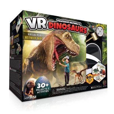 Professor Maxwells VR Dinosaurs - Virtual Reality Kids Science Kit Book and