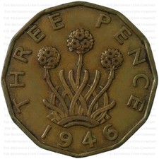 1937 - 1952 King George VI Brass Threepence 3d - Choose Your Year! Free Postage