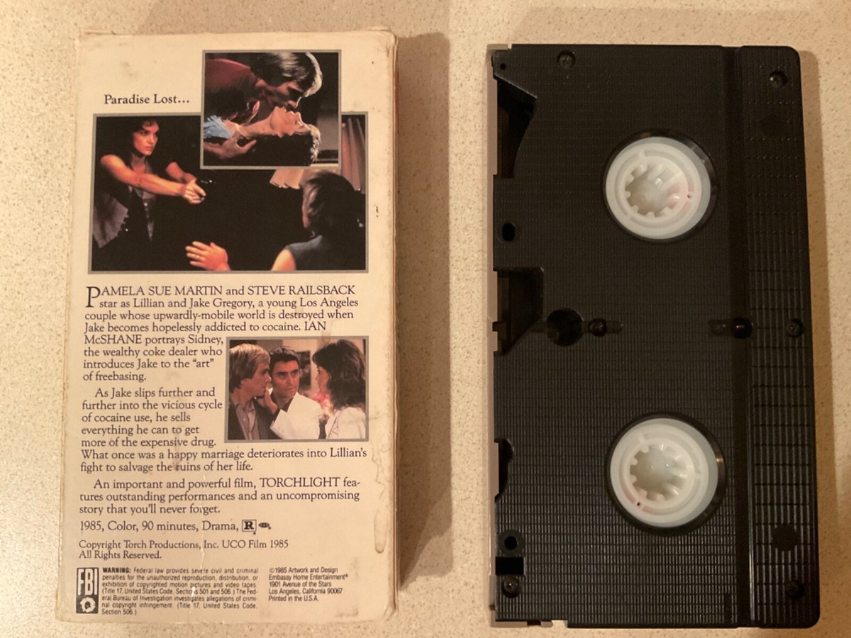 Torchlight (VHS, 1985, Embassy) Pamela Sue Martin, Steve