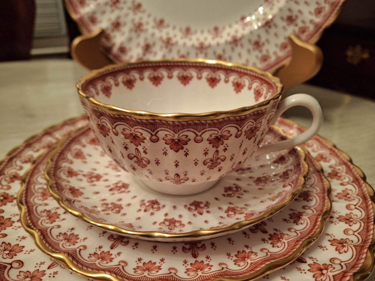 アンティーク1805-1830年　Spode　シノワズリ プレート【s0218】 アンティーク1805-1830年 Spode シノワズリ プレート【s0218