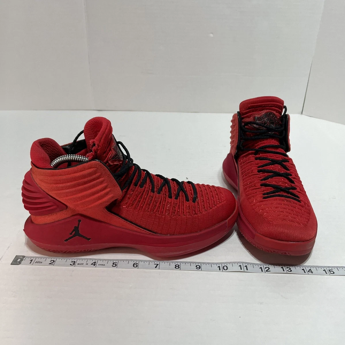 Nike Air Jordan XXXII 32 Rosso Corsa Men's Size 7.5 Red Black AA1253-601