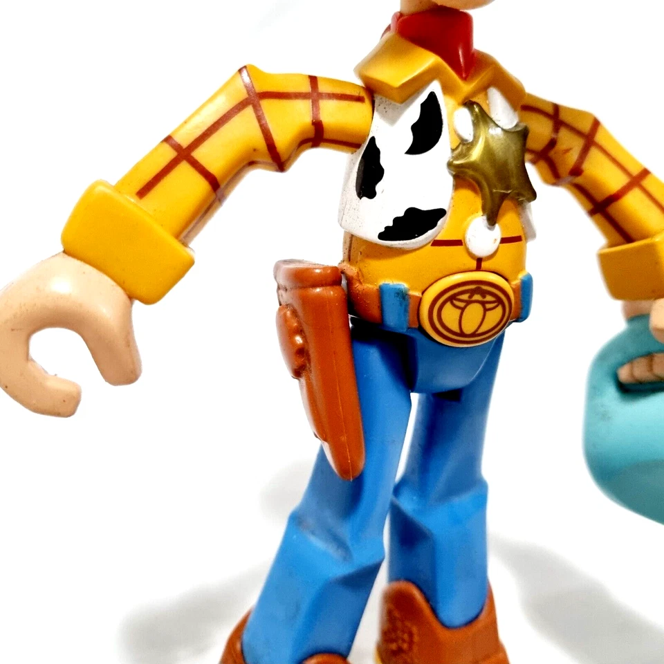 Boneco de ação Woody Toy Story lanterna chapéu xerife cowboy 8" Disney 2012 Pixar - Imagem 4 de 4