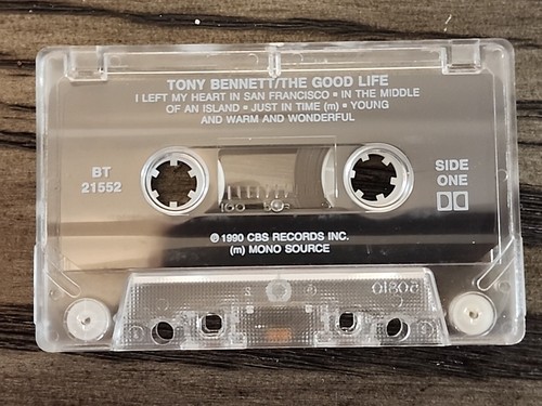 Vintage Tony Bennett The Good Life Cassette Tape 1990 CBS Records - Picture 3 of 4