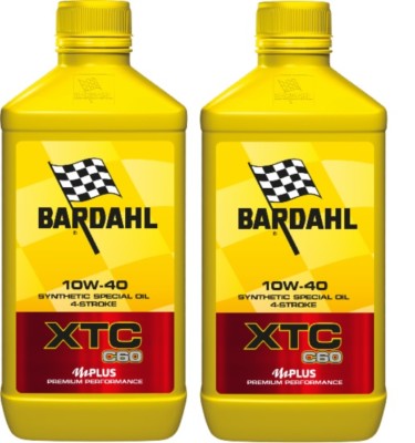2 LITERS BARDAHL XTC C60 OIL 4T 10W40 100% SYNTHETIC SPECIAL OIL PLUS 