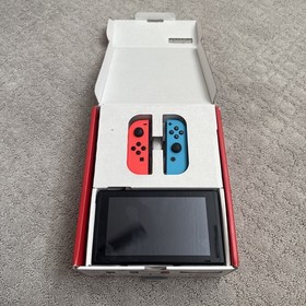 Nintendo Switch with Neon Blue and Neon Red Joy-Con (HAC-001-01)