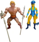 2 VTG MOTU Masters of the Universe He-man + Evil-Lyn Action Figures 1983