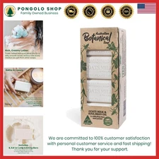 Australian Botanical Soap Goats Milk and Soya Bean Oil Triple-Milled, 8 Bars