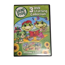 LeapFrog 3 DVD Learning Collection ABC Numbers Learn to Read Complete Set