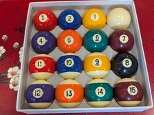 Aramith Premier Pool Ball Set 2 1/4” – Complete 16 Balls – Great Condition