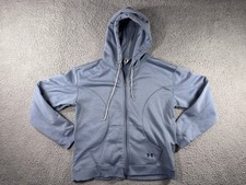 Under Armour Hoodie Women XL Full Zip Fleece Casual Outdoor Jacket