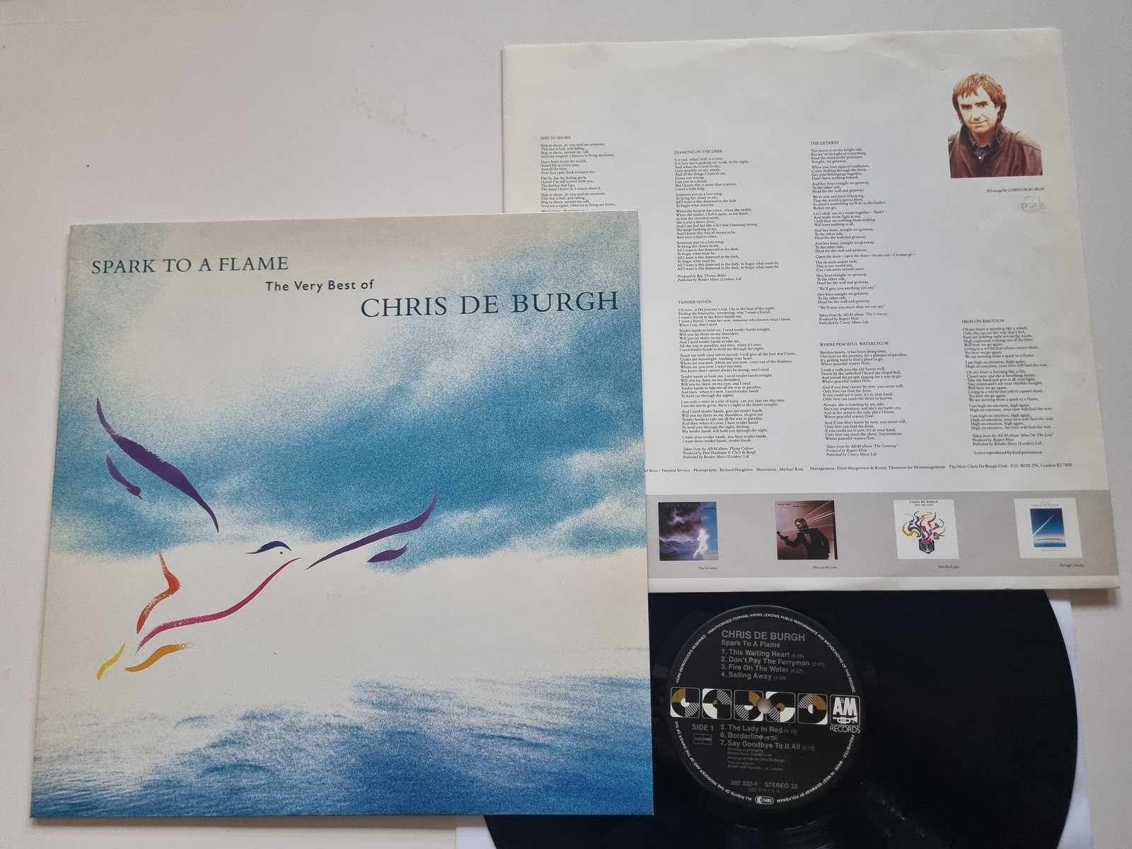 Chris de Burgh – Spark To A Flame/ Greatest Hits Vinyl LP Europe