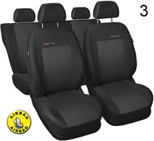 CAR SEAT COVERS full set fit Vauxhall Vectra C charcoal grey