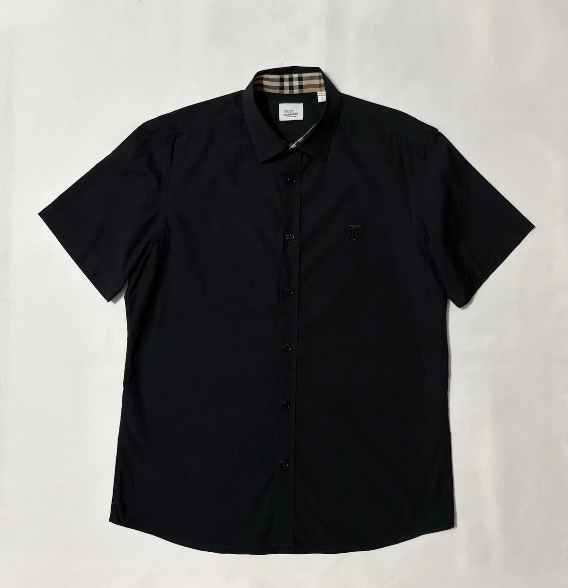 Burberry Short Sleeve Regular Fit Casual Button-Down Shirts for