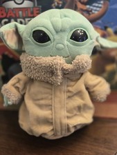 StarWars Baby Yoda Plush Excellent Condition 8  Tall Fast Shipping 