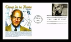 US COVER OSCAR DE LA RENTA FASHION DESIGNER FIRST DAY ISSUE PANDA CACHET