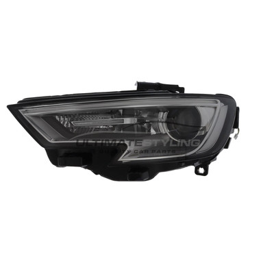 Xenon Headlight Audi A3 8V1 Hatchback 2016-2020 LED DRL Lamp Passenger Side Left