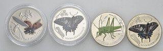 Künker: BRD 4 x 5 Euro 2023 2024 Insektenwelt PP Top!
