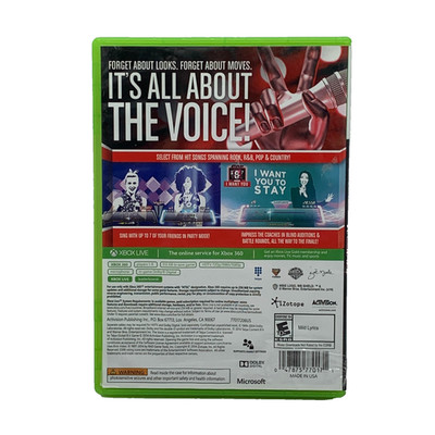 The Voice I Want You Microsoft Xbox 360 S3