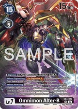 digimon card game omnimon alter s Official Sleeve! Alter-S! 60 Sleeves Per Pac  Heroes and Games [All Turns] When this Digimon would leave the battle area other than by one of your effects TAMASHII NATIONS - Digimon Adventure