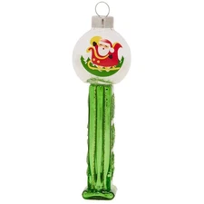 Kat + Annie - Santa Snowglobe PEZ Dispenser Ornament - 88233