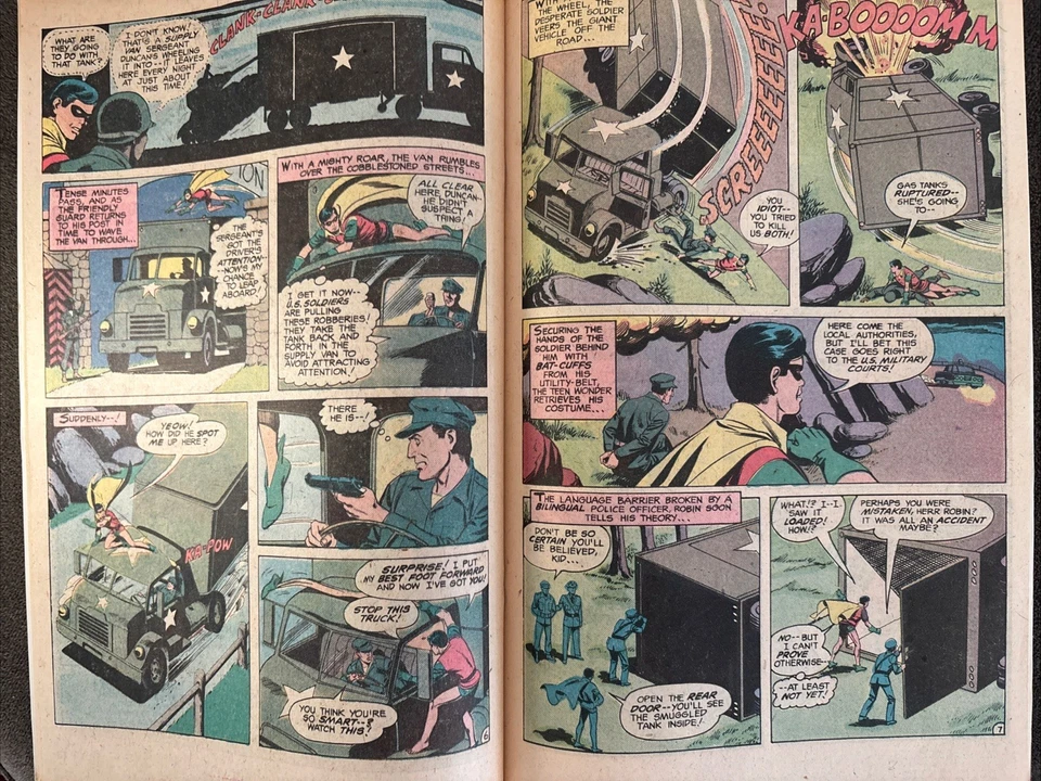 Комиксы DC номер 487 Batman Robin Batgirl Detective Comics холщовая настенная декоративная рама - Изображение 2 из 3