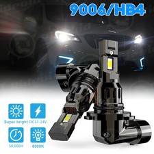 9006 HB4 100W 10000LM LED Headlight Kit Bulb 6500K High Power HID Xenon White