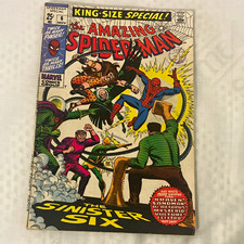 Marvel Comics Spider-Man Special #6 (1967) "The Sinister Six" Lee/Romita VG