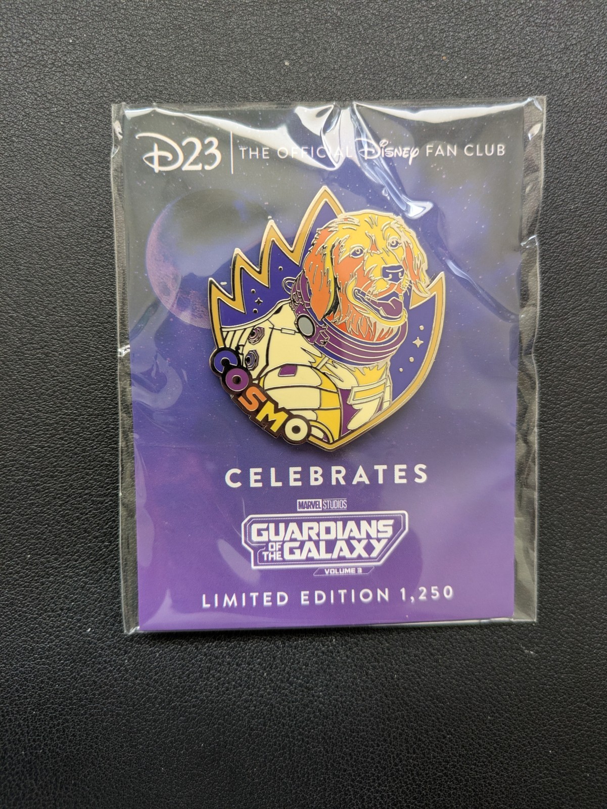 Disney D23 Guardians Of The Galaxy Vol 3 Cosmo Limited 1250 Enamel Pin