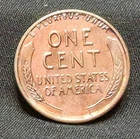 1943-P Steel Lincoln Wheat Cent Penny, BU Nice!  Actual Coin, Free Ship!-486