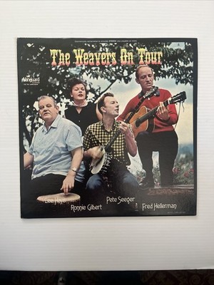 The Weavers On Tour LP Vinyl Record Vanguard Pete Seeger Mint #398