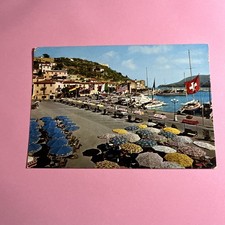 CARTOLINA  A COLORI COLLEZIONE - ISOLA D'ELBA PORTO AZZURRO PIAZZA G. MATTEOTTI