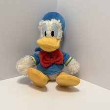 Disney Parks Donald Duck 11" Plush Authentic Original Stuffed Animal Toy Red Bow