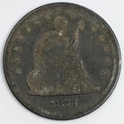 1877 Seated Liberty Quarter Silver 25c