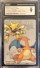 Charizard & Alakazam #T001 FireRed & Leaf Green E-Battle Pokemon CGC 9 POP 3 🌎