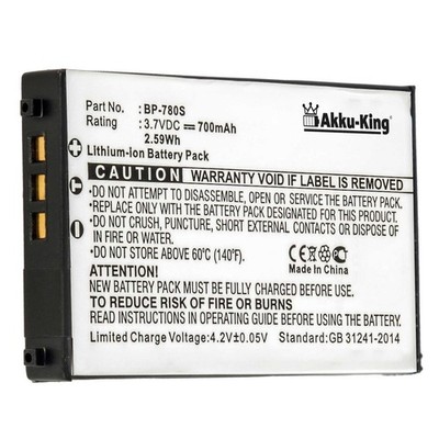 Akku-King Akku für Kyocera BP-780 BP-780s - Finecam SL300R SL400R battery pack