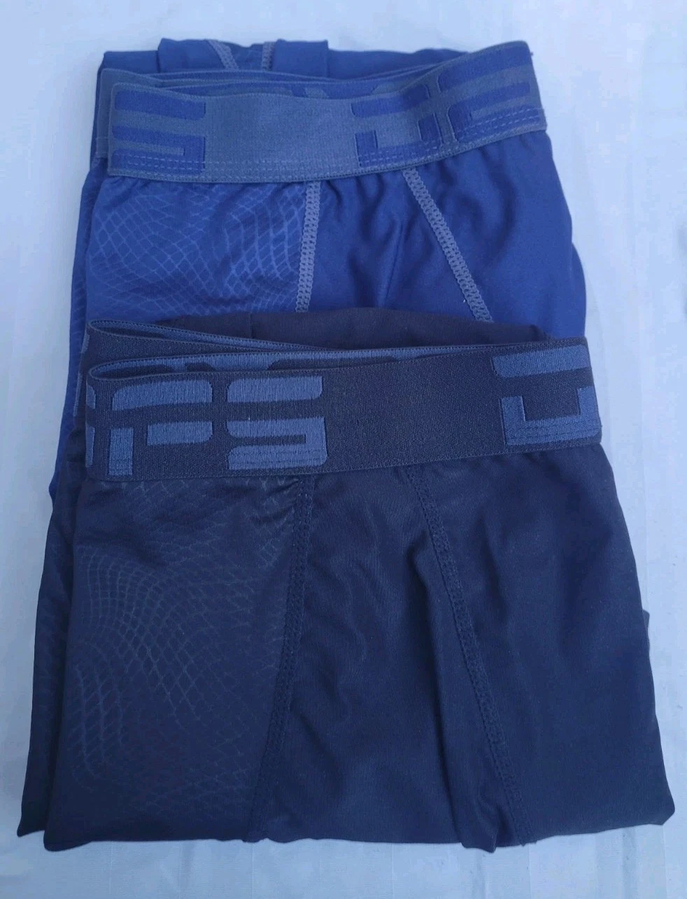 Devops Mens LG Cropped 3/4 Stretch Compression Base Layer Pant, Lot Of 2