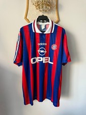 BAYERN MUNICH 1995 1997 HOME FOOTBALL SOCCER SHIRT JERSEY ADIDAS VINTAGE MENS XL