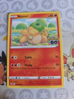Pokémon TCG Numel Pokémon GO 013/078 Regular Common Card Near Mint NM