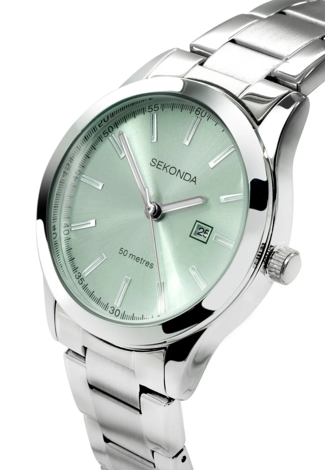 Reloj Taylor Sekonda Damas 34mm con Esfera Verde Pálido Modelo 40397.205 PVP £49.99 Foto 3 de 4
