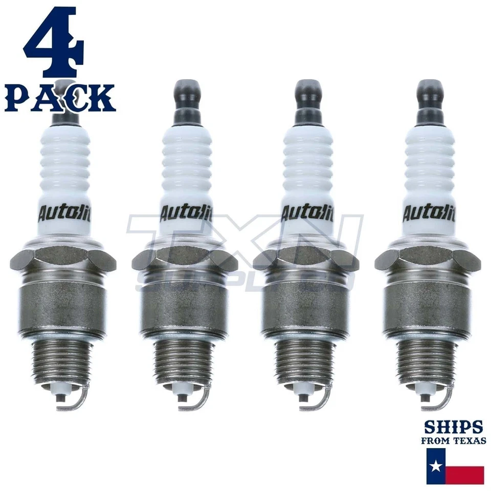 Paquete de 4 bujías Autolite 437 núcleo de cobre ps Foto 2 de 4