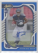 2022 Absolute Rookies Spectrum Blue Signatures 32/35 Hassan Haskins Auto 04tw